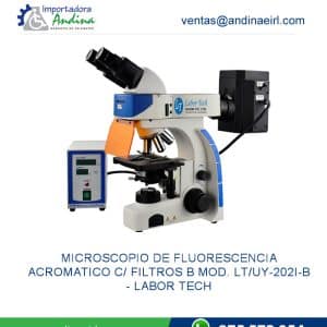 MICROSCOPIO DE FLUORESCENCIA ACROMATICO C/ FILTROS B MOD. LT/UY-202I-B - LABOR TECH