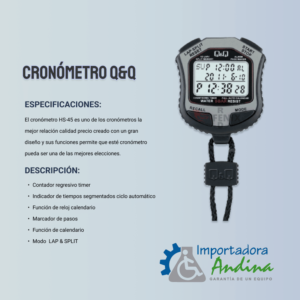 Cronometro Digital con Memoria HS-45