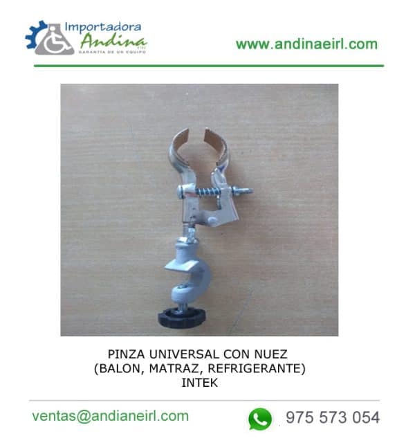 Venta De Pinza Universal Con Nuez Balon Matraz Refrigerante Intek Nacional Lima Peru