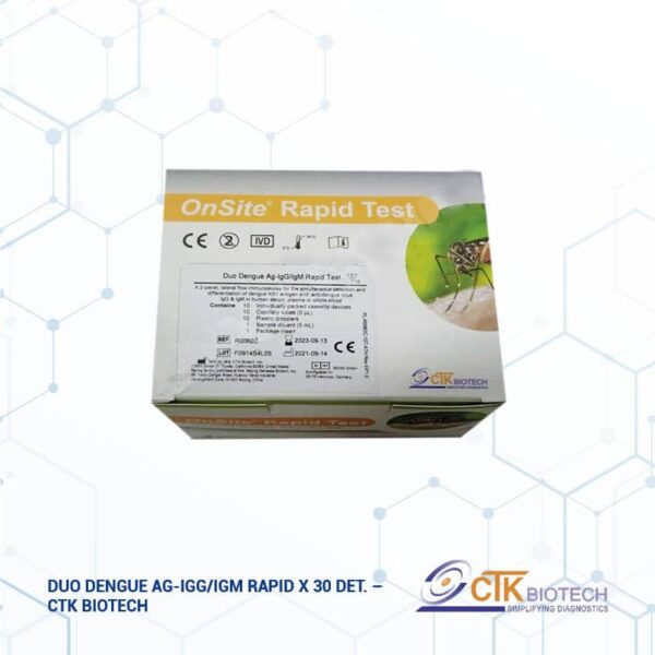 Venta De Duo Dengue Ag Igg Igm Rapid X 30 Det Ctk Botech Lima Peru