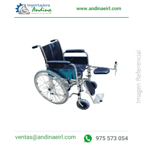 SILLA DE RUEDAS TRAUMATOLOGICA ESPALADAR BAJO - MH-PRO